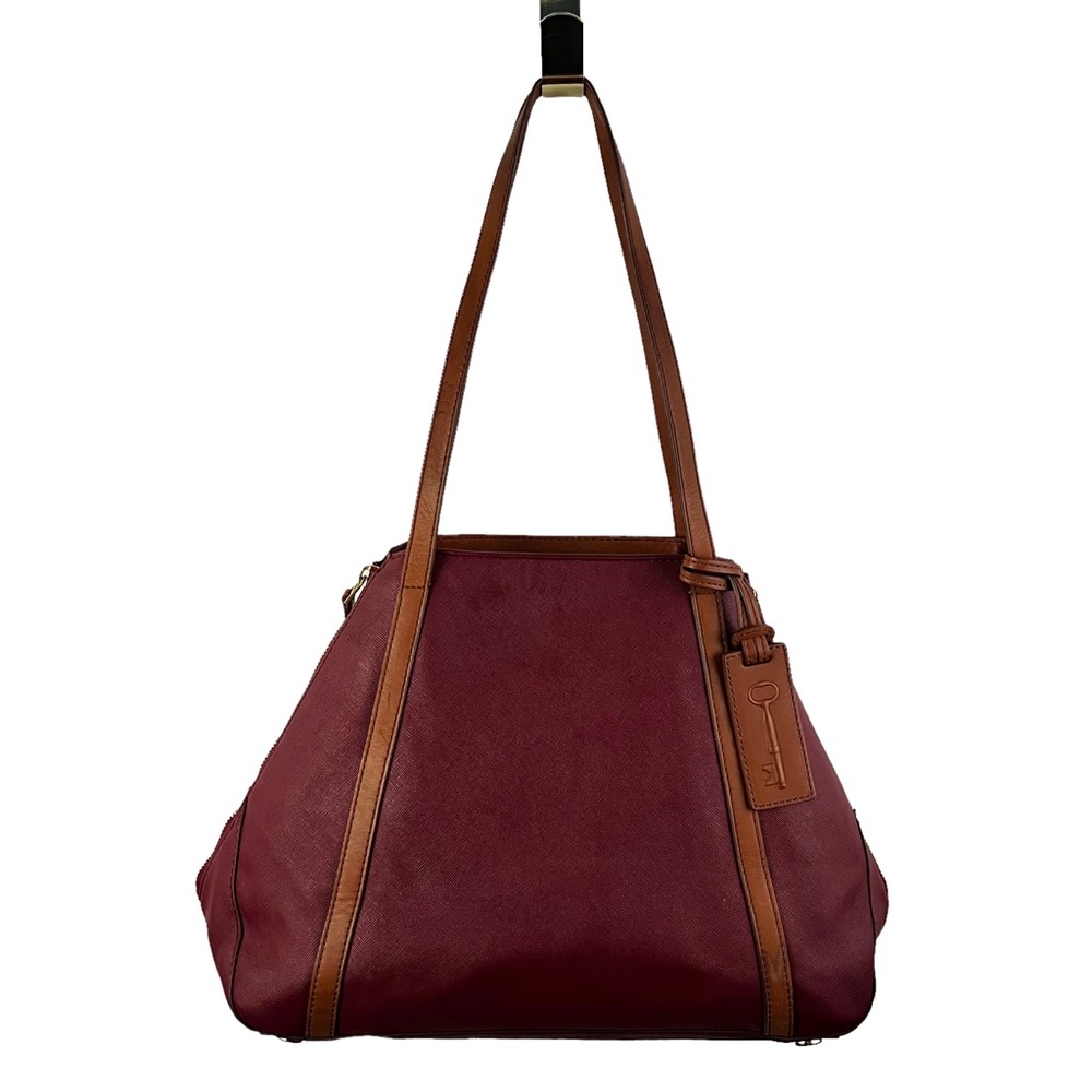 FOSSIL Expandable Vinyl Tote